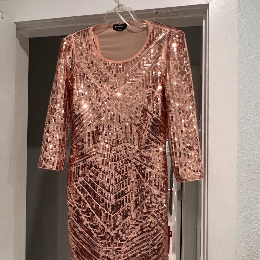 Bebe Sequin Dress